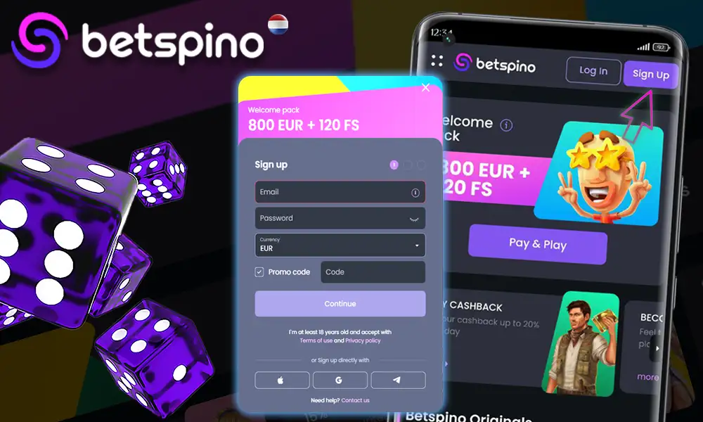 Betspino app